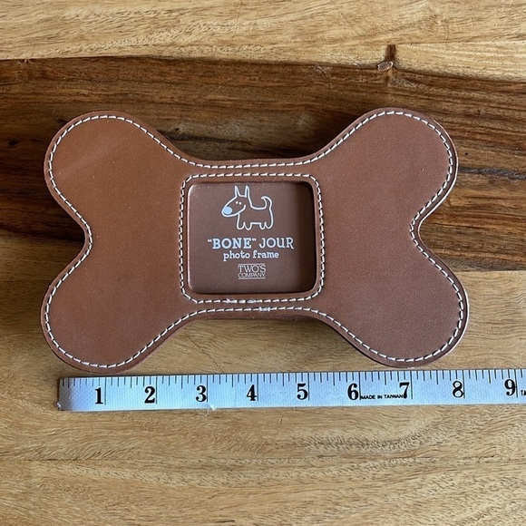 Two’s Company Brown Dog Bone Picture Frame - Picture 4 of 5